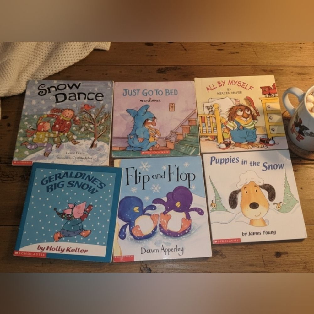 Lot of 6 Scholastic Children’s Picture Books - Winter Themes